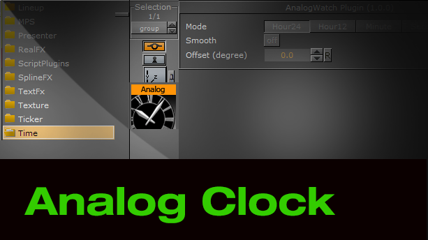 Vizrt Analog Clock