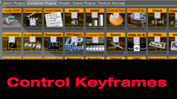 Vizrt Control Keyframe