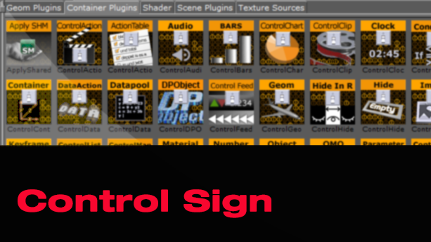 Vizrt Control Sign