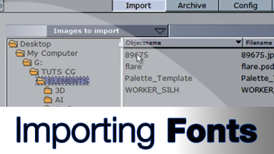 Importing Fonts into Vizrt