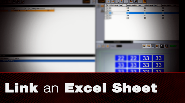 Link Microsoft Excel with Vizrt