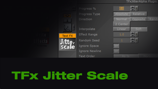 Vizrt Text Fx Jitter Scale