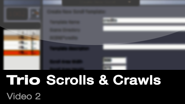 Viz Trio Scroll – Creating Scrolls and Crawls video 2