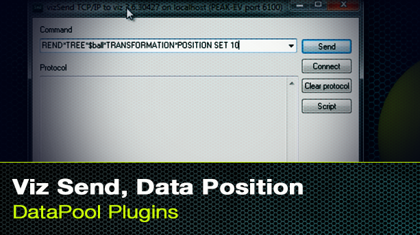 Viz Send - Data-Position vizrt datapool training