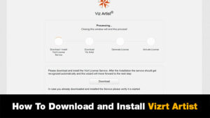 how to download and install vizrt artist