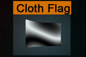 Vizrt Cloth Flag Primitive