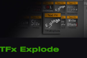 Vizrt Text FX Explode