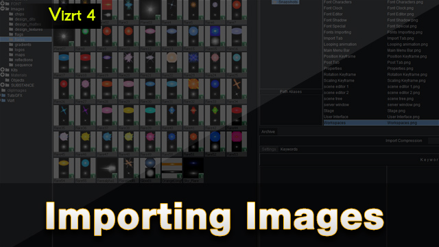 Importing Images into Vizrt Artist 4