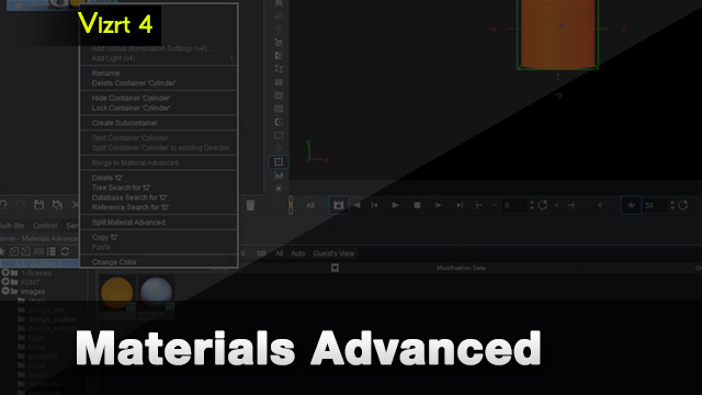 Vizrt Artist 4 Materials Advanced tutorial