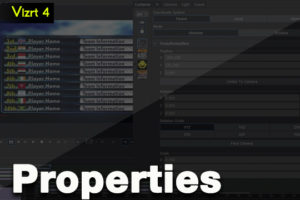 Vizrt Artist 4 Properties Window