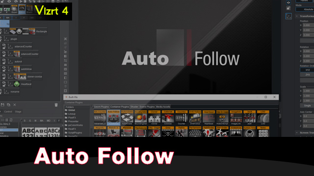 Vizrt 4 Auto Follow plugin