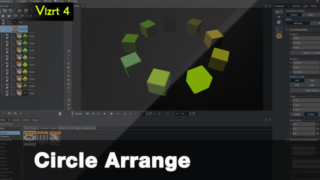 Vizrt 4 Circle Arrange Plugin tutorial – Vizrt Traning and ...