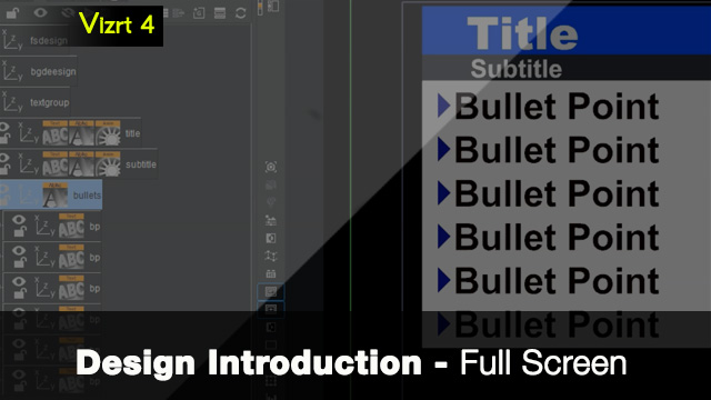 vizrt 4 full screen design introduction