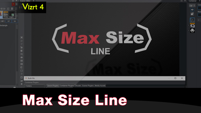 Vizrt 4 Max Size Line Plugin