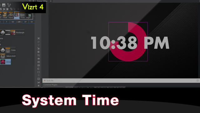 Vizrt 4 System Time Plugin