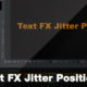 Vizrt 4 Text FX Jitter Position Plugin