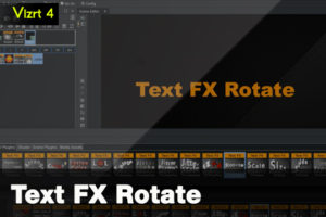 Vizrt 4 Text FX Rotate plugin