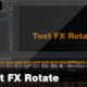 Vizrt 4 Text FX Rotate plugin