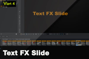 Vizrt 4 Text FX Slide Plugin