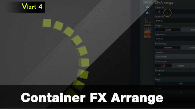 vizrt 4 container fx arrange plugin