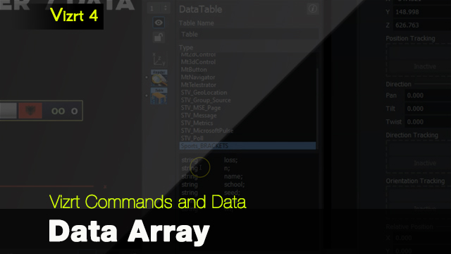 Vizrt Data Array Plugin