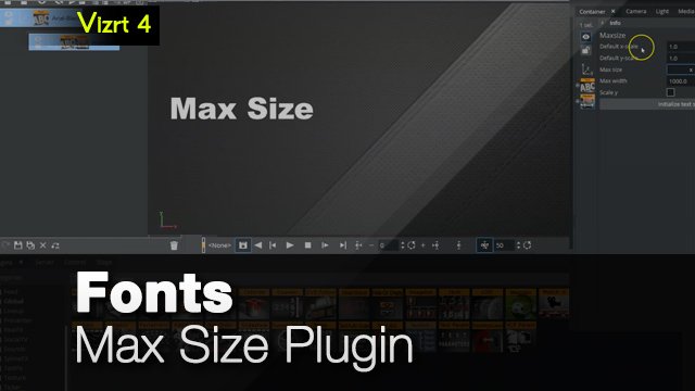 vizrt max size plugin
